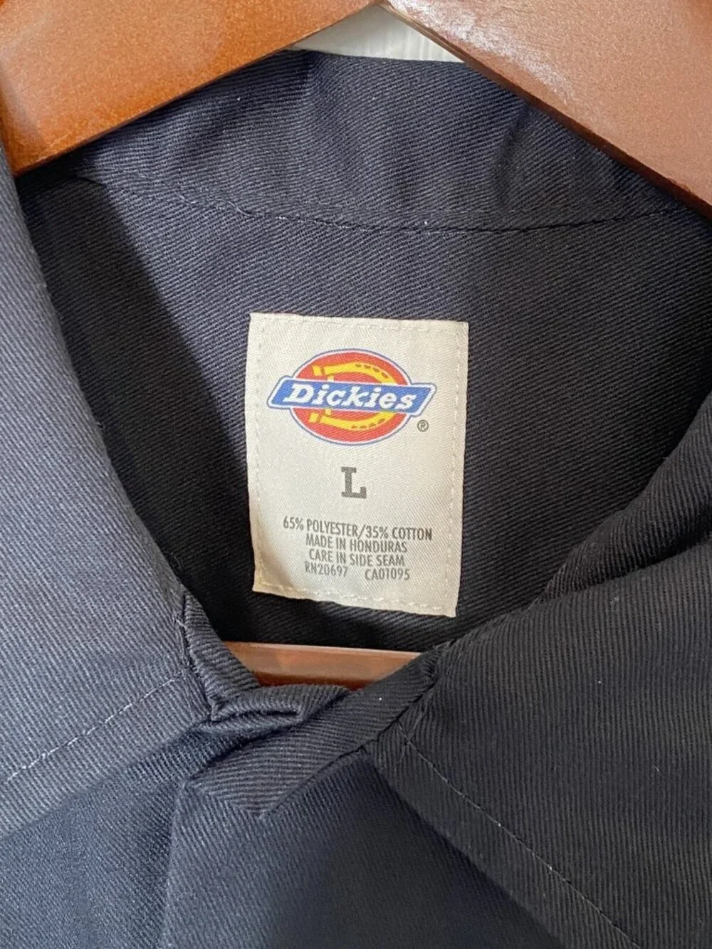 Dickies Men's Large Work Shirt Truck Lite Institute Master Lighting NWOT
